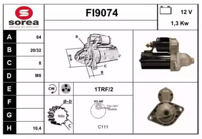 Стартер (SNRA: FI9074)