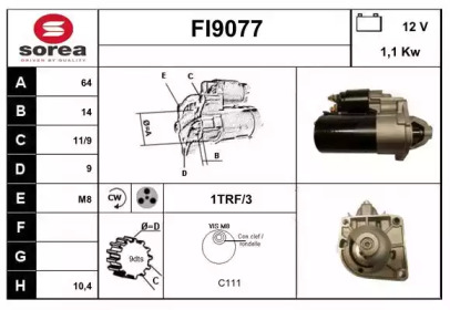 Стартер (SNRA: FI9077)