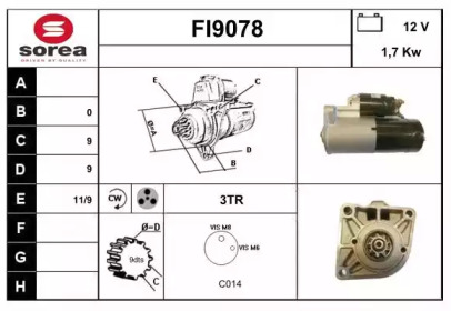 Стартер (SNRA: FI9078)