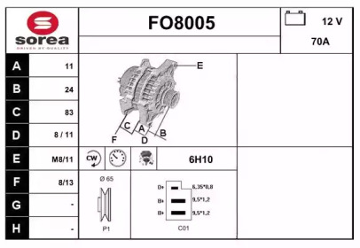 Генератор (SNRA: FO8005)