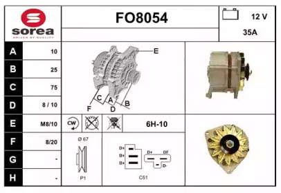 Генератор (SNRA: FO8054)