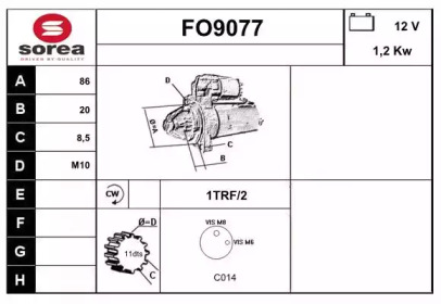 Стартер (SNRA: FO9077)