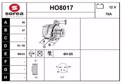 Генератор (SNRA: HO8017)