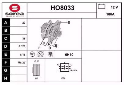 Генератор (SNRA: HO8033)