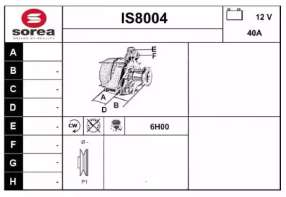 Генератор (SNRA: IS8004)