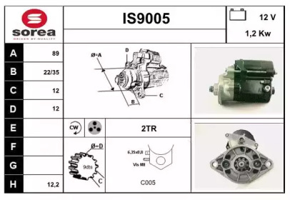 Стартер (SNRA: IS9005)