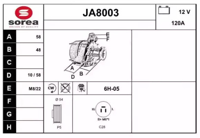 Генератор (SNRA: JA8003)