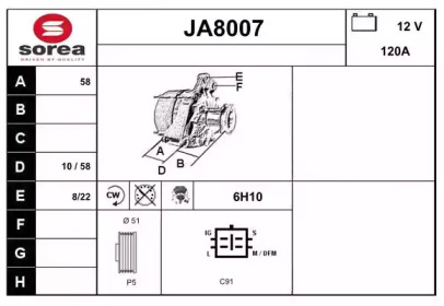 Генератор (SNRA: JA8007)