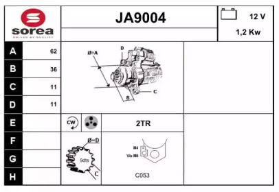 Стартер (SNRA: JA9004)