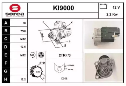 Стартер (SNRA: KI9000)