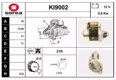 Стартер (SNRA: KI9002)