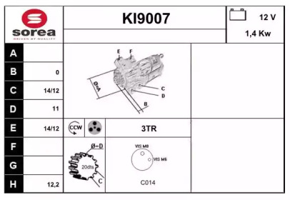 Стартер (SNRA: KI9007)