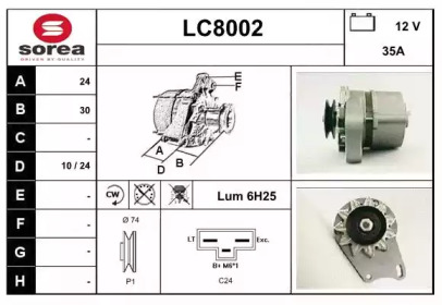 Генератор (SNRA: LC8002)