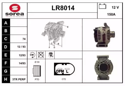 Генератор (SNRA: LR8014)