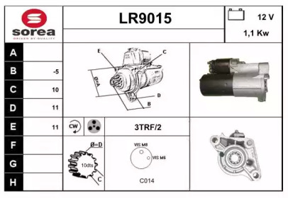 Стартер (SNRA: LR9015)