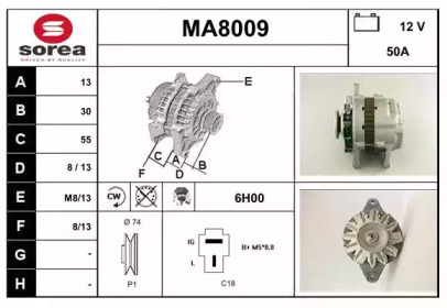 Генератор (SNRA: MA8009)