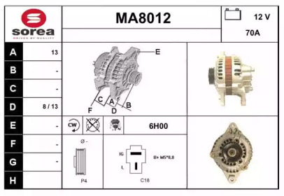 Генератор (SNRA: MA8012)