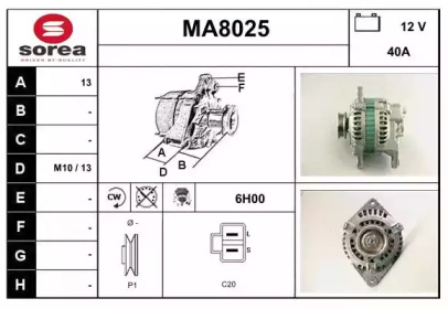 Генератор (SNRA: MA8025)