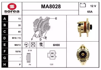 Генератор (SNRA: MA8028)