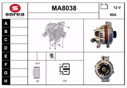 Генератор (SNRA: MA8038)