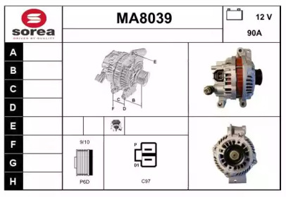 Генератор (SNRA: MA8039)