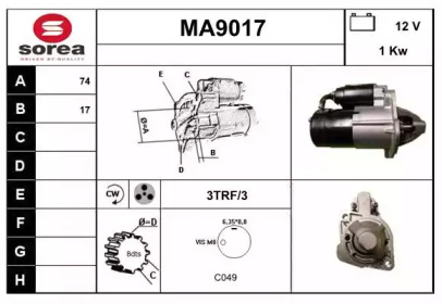 Стартер (SNRA: MA9017)