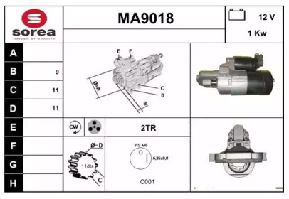 Стартер (SNRA: MA9018)