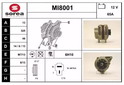 Генератор (SNRA: MI8001)