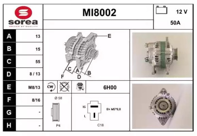 Генератор (SNRA: MI8002)