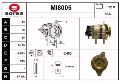 Генератор (SNRA: MI8005)