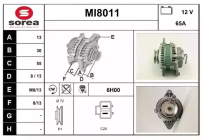 Генератор (SNRA: MI8011)