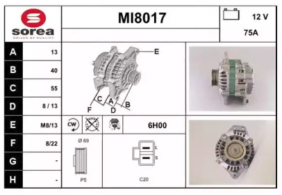 Генератор (SNRA: MI8017)