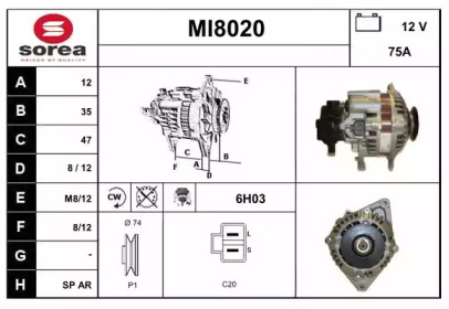 Генератор (SNRA: MI8020)