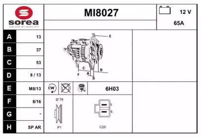 Генератор (SNRA: MI8027)