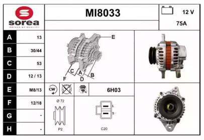 Генератор (SNRA: MI8033)