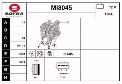 Генератор (SNRA: MI8045)