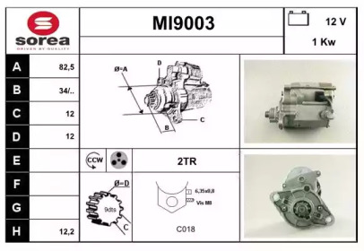 Стартер (SNRA: MI9003)