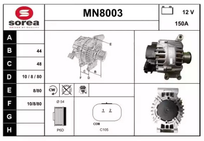 Генератор (SNRA: MN8003)