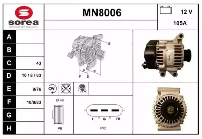 Генератор (SNRA: MN8006)