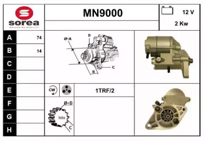 Стартер (SNRA: MN9000)