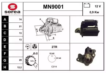 Стартер (SNRA: MN9001)