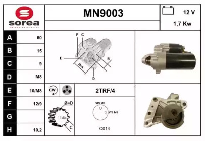 Стартер (SNRA: MN9003)