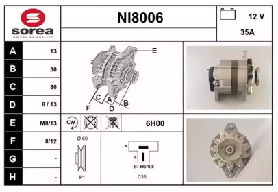 Генератор (SNRA: NI8006)