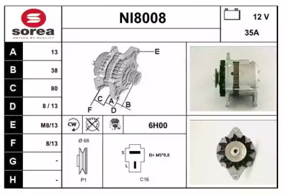 Генератор (SNRA: NI8008)