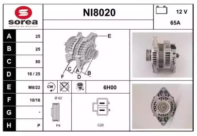 Генератор (SNRA: NI8020)