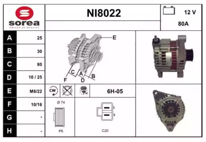 Генератор (SNRA: NI8022)