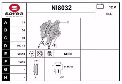 Генератор (SNRA: NI8032)