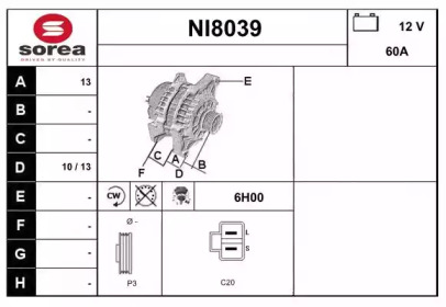 Генератор (SNRA: NI8039)