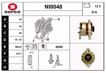 Генератор (SNRA: NI8048)