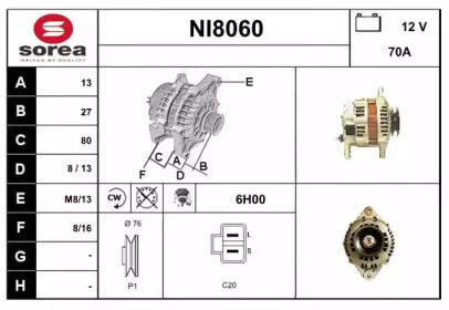 Генератор (SNRA: NI8060)